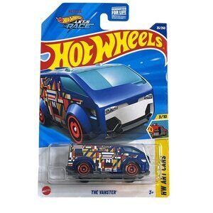Hot Wheels The Vanster Art Cars 3/10 2024 Blue Deco 1:64
